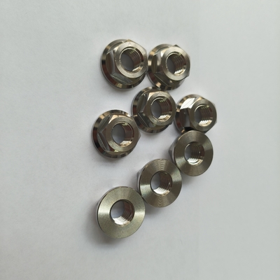 DIN6923 Titanium Hexagon Nut With Flange Industry And Automobile Motorcycle