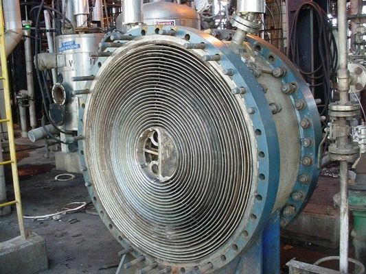 Titanium Nickel Spiral Sheet Tube Heat Exchanger