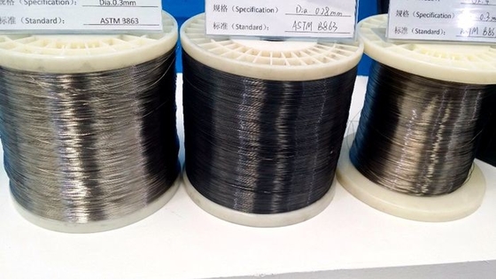 Titanium Alloy Wire GR5 Gr9 Gr12 For Cutting Eps Block ASTM F1295